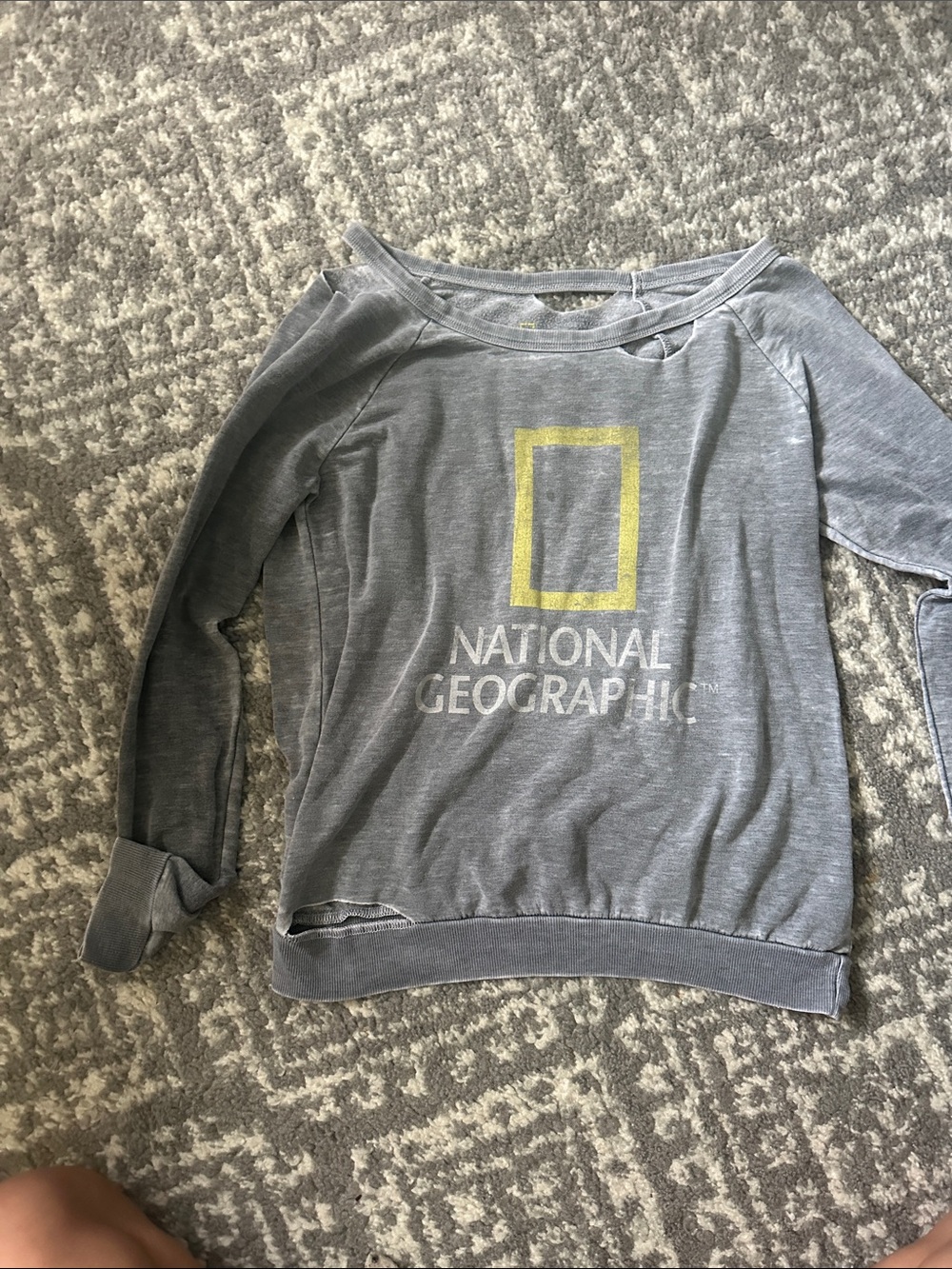 Vintage National Geographic long sleeve shirt.